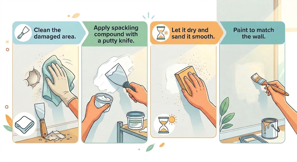 how to patch holes in drywall
