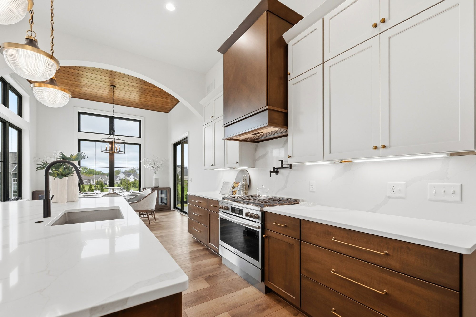 Open concept kitchen
