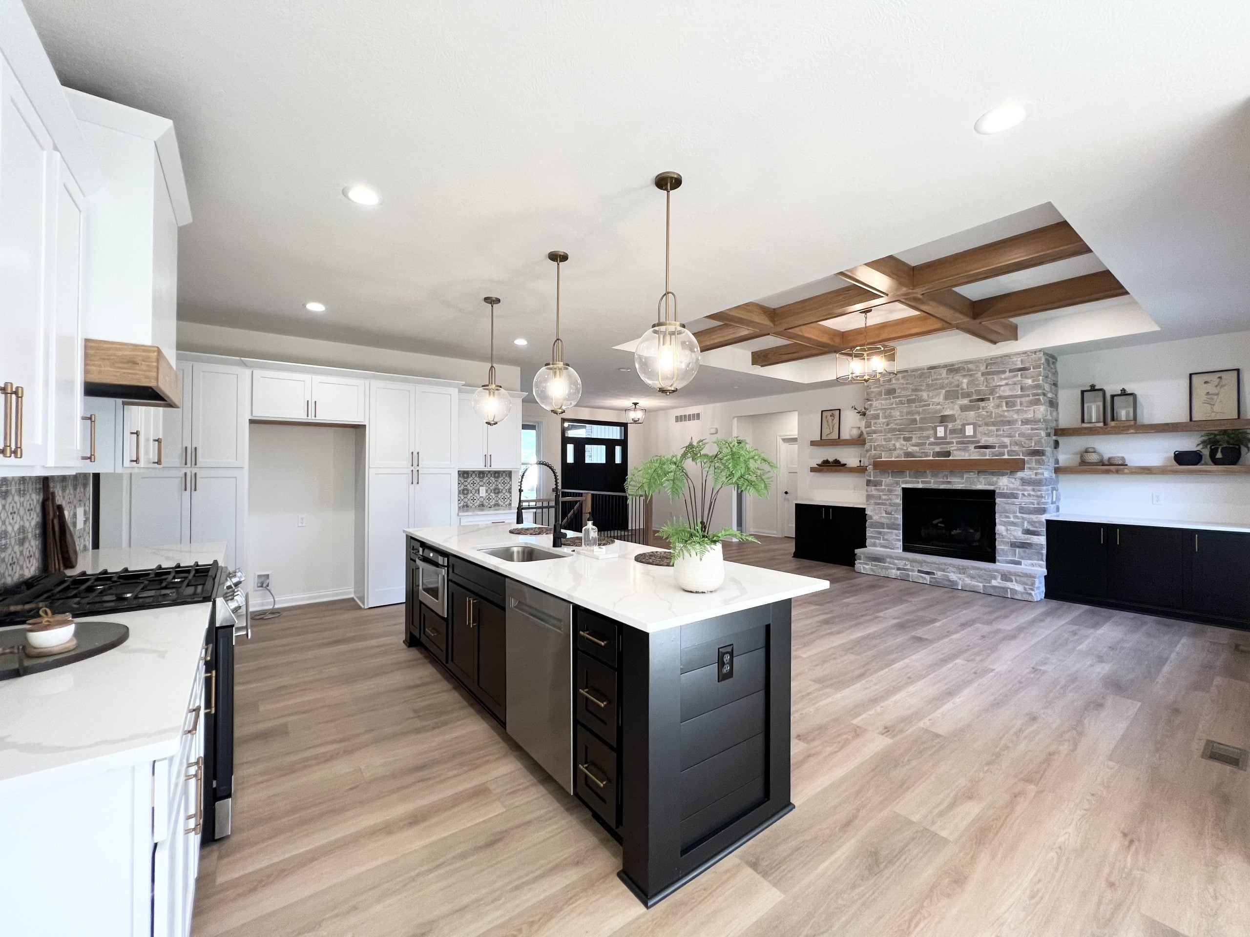 open concept kitchen