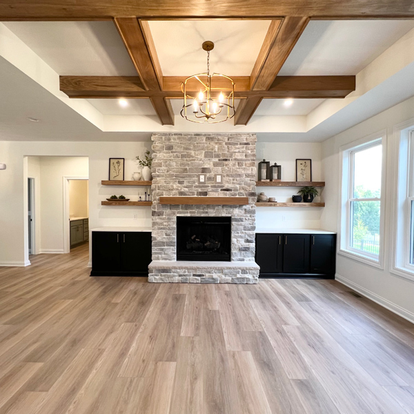 custom wall units for living room