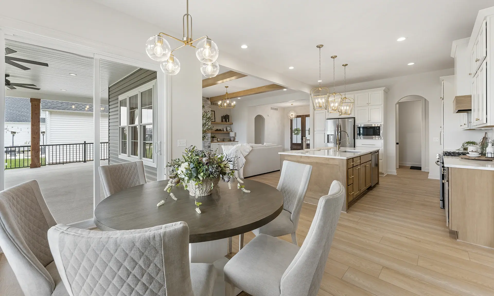 open concept kitchen